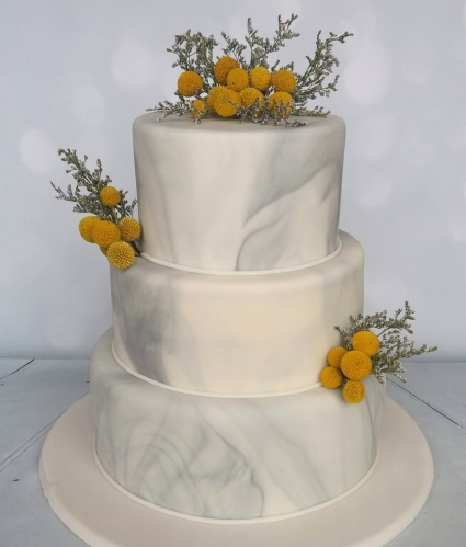 Tartas efecto marmol