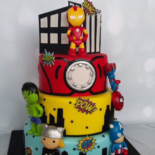 Tarta Marvel