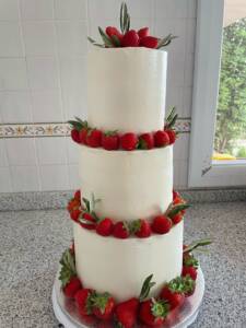 Tarta personalizada fresas