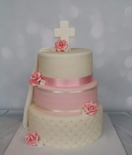 Tarta comunion niña